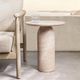Classic Home Sana Beige Concrete Outdoor End Table-4
