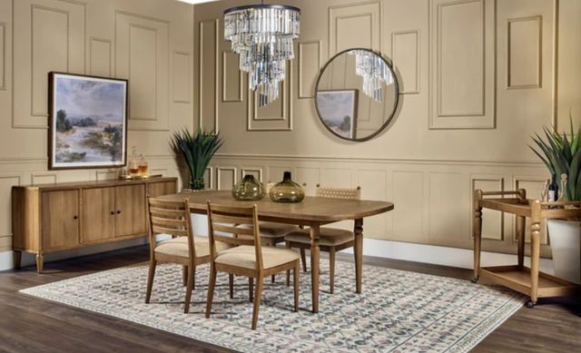 Modus Furniture Langley Cabin Glow Ladder Back Dining Side Chair-1