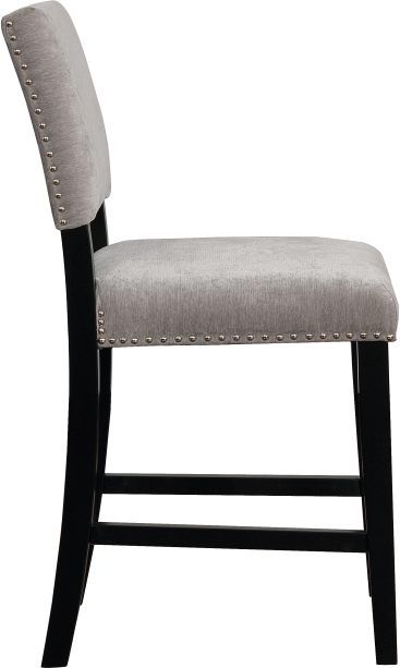 Linon Corey Dark Gray Washed Counter Stool-1