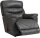 La-Z-Boy® Joshua Grey Leather Manual Rocking Recliner-2