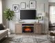 Sunny Designs™ Rowan Light Gray/Wheat Media Console-2