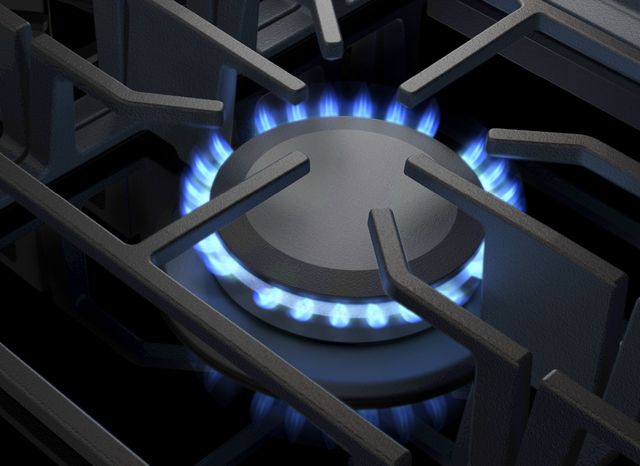 KitchenAid® 36" Black Gas Cooktop-2