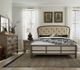 Liberty Furniture Americana Farmhouse 4-Piece Black/Dusty Taupe Queen Panel Bedroom Set-1