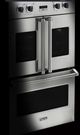 Viking® 7 Series 30" Ivy Double Electric French-Door Wall Oven-1
