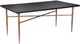 Zuo® Modern Nida Black Dining Table with Bronze Base-0