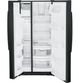 GE® 33" 23.0 Cu. Ft. Black Side-by-Side Refrigerator-3