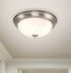 YHD Satin Nickel 2-Light 11" Flush Mount Lighting-1