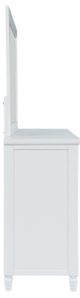 Jofran Inc. Westport White Dresser and Mirror-3