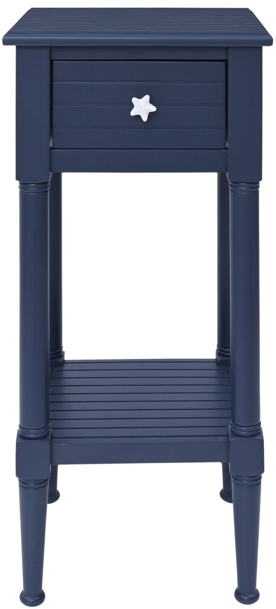 Linon Starfish Navy End Table-2