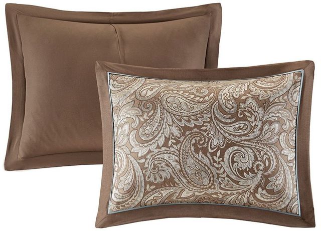 Olliix by Madison Park 6 Piece Blue Full/Queen Aubrey Duvet Cover Set-3