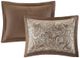 Olliix by Madison Park 6 Piece Blue Full/Queen Aubrey Duvet Cover Set-3