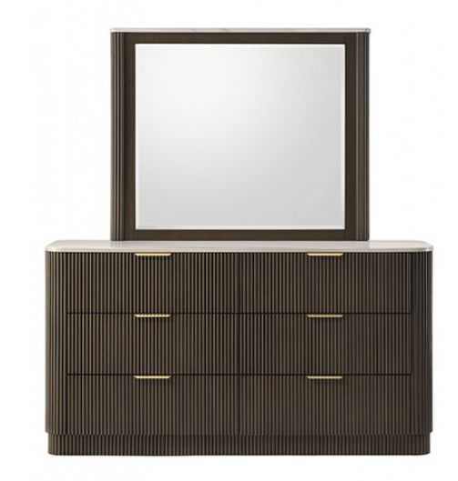 Furniture of America® Lantrisant Dark Walnut Dresser-0