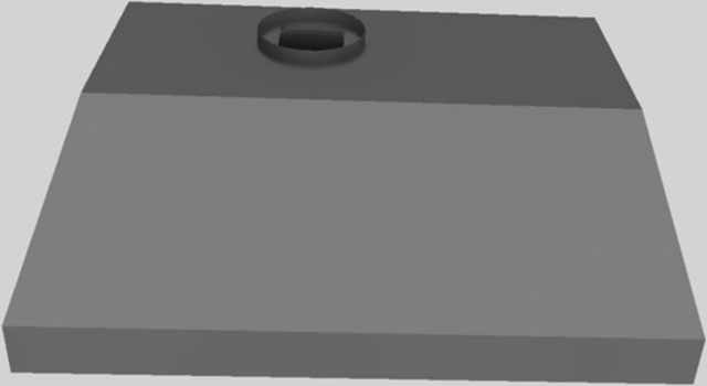 Vent-A-Hood® 36" Gunsmoke Wall Mounted Liner Insert-0