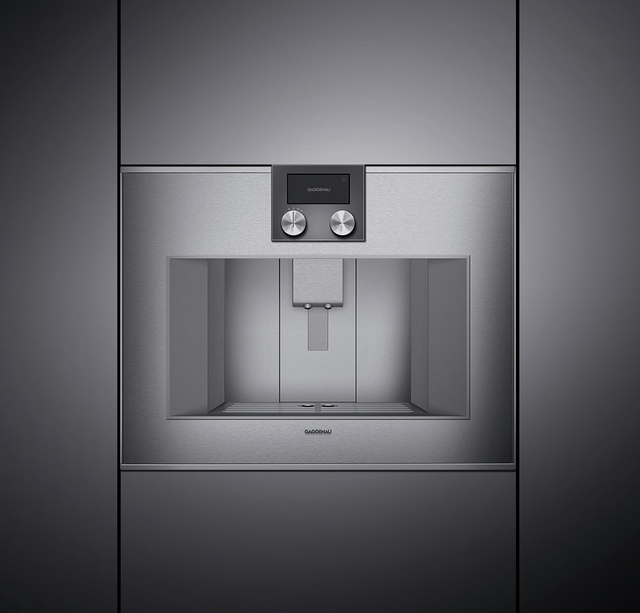 Gaggenau 400 Series Fully Automatic Espresso Machine Stainless Steel CM450710 Friedmans Appliance Bay Area Concord CA
