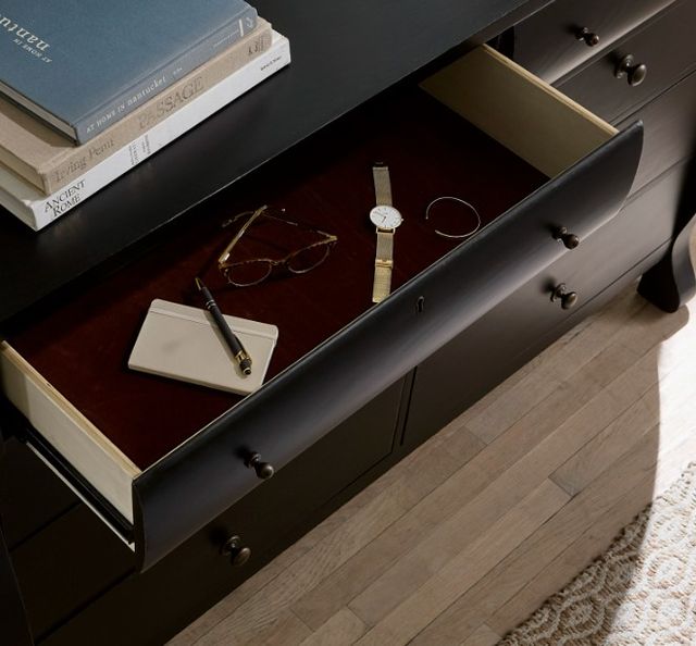 aspenhome® Caroline Soft Black 8-Drawer Dresser-3