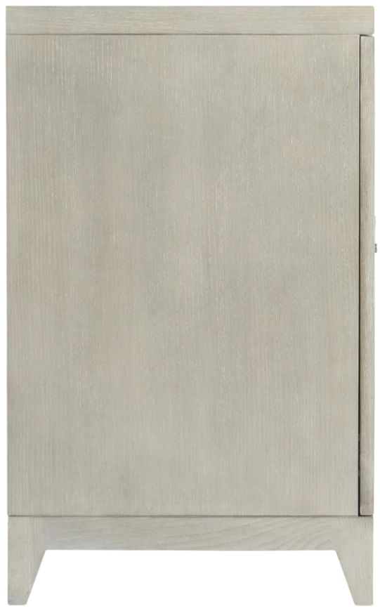 Bernhardt Cornelia Glazed Stainless Steel/Nebbia Entertainment Credenza-2