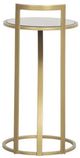 Fairfield® Sundries Glass Top French Drink Table with Gold Base-2
