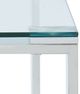 Inspire™ Zevon Glass Top Console/Desk with Silver Base-3