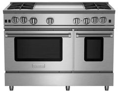 BlueStar® RNB Series 48" Stainless Steel Pro Style Natural Gas Range