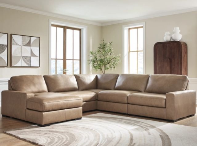 Benchcraft® Veronella 5-Piece Sahara Left-Arm Facing Sectional and Chaise-2