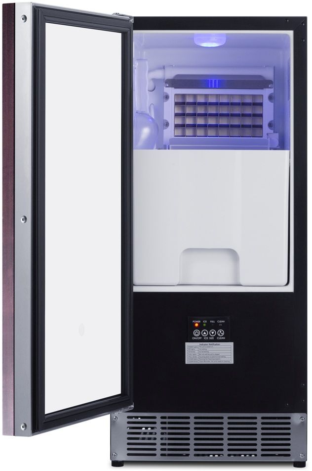 Summit® 15" 45 lb. Panel Ready Undercounter Ice Maker-1