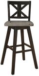 Homelegance® Amsonia Black Sand/Distressed Gray Pub Height Chair-4