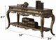 ACME Furniture Ragenardus Vintage Oak Sofa Table-2