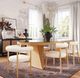 TOV Furniture Caren Natural 95" Rattan Oval Dining Table-1