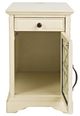 Jofran Inc. Craftsman Antique Cream Power Chairside Table-3