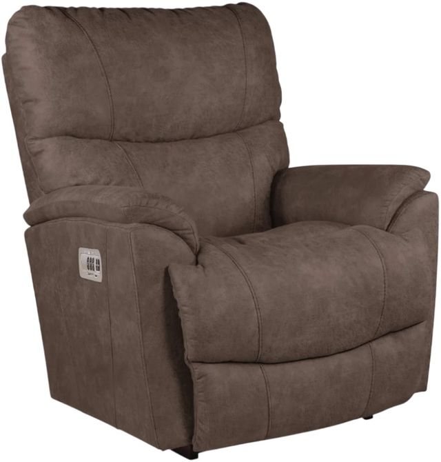 La-Z-Boy® Trouper Mink Power Rocking Recliner with Headrest-0