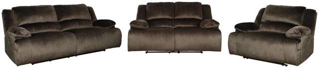 Signature Design by Ashley® Clonmel 3-Piece Chocolate Living Room Set with Power Reclining Sofa-0