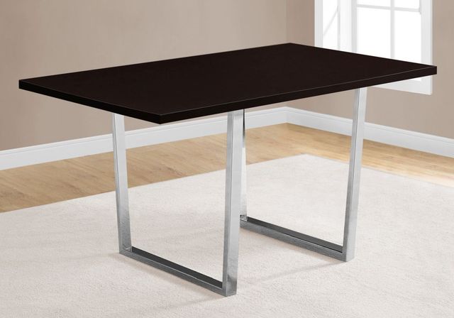 Monarch Specialties Inc. Espresso Dining Table-1
