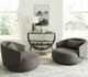 Liberty Furniture Haley Charcoal Swivel Cuddler Chair-2