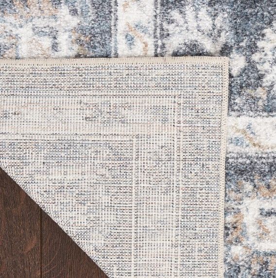 Nourison Home™ Astra Machine Washable Dark Blue 5'x7' Area Rug-1