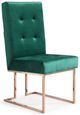 VIG Furniture Modrest Legend 2-Piece Green/Rosegold Dining Chair Set-0