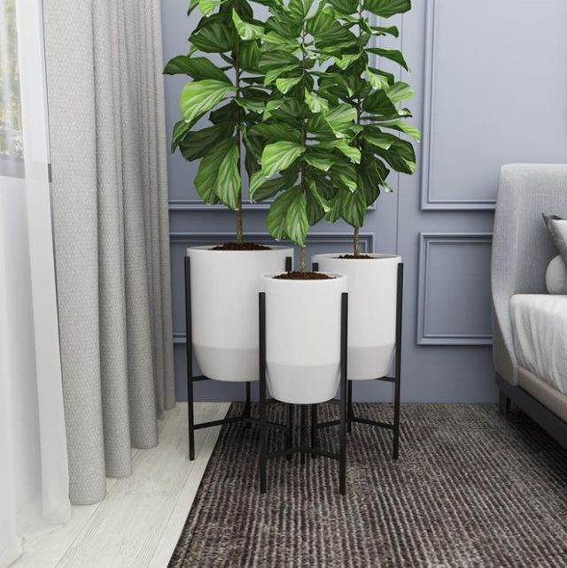 Deco Marche 3-Piece White Planter Set-3