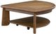Magnussen Home® Tanner Tawny Brown Pie Shaped Lift Top Cocktail Table with Casters-3