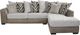 Albany Industries 2-Piece Zaftig Parchment Right-Arm Facing Chaise Sectional-0