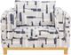 Legends Home Dovetail Blue/Gray Accent Chair-2