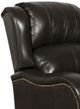 England Furniture Leonard Rumor Truffle Leather Manual Push Back Recliner-1
