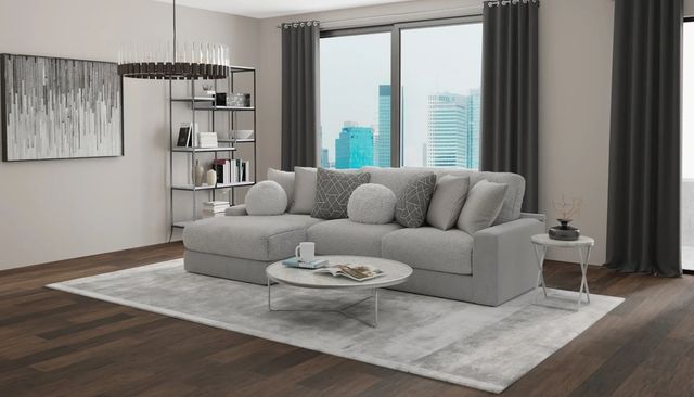 Jackson Furniture Canyon 2-Piece Gray/Platinum/Zinc Left-Arm Facing Sectional-1