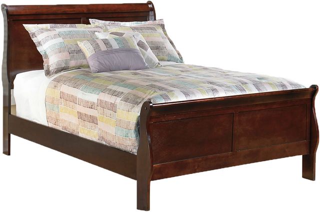 Signature Design by Ashley® Alisdair 2-Piece Dark Brown Full Sleigh Bed Set-1