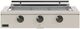Caliber™ Rockwell Social 3-Burner Antique White Built-In Natural Gas Grill with Pewter Hardware-0
