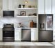 LG 4-Piece Kitchen Package with a 25.5 cu. ft. Counter-depth MAX Capacity Refrigerator with Mirror InstaView and 4 Types of Ice-0