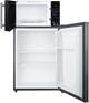 Summit® 19" 2.4 Cu. Ft. Jet Black Compact Refrigerator with Microwave-1