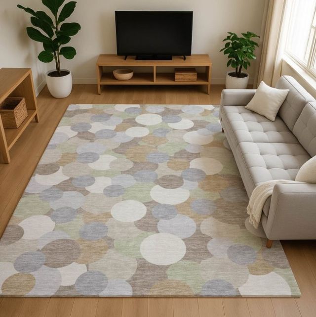 Dalyn™ Rug Company Kenner KN9 Khaki 5'x8' Area Rug-1