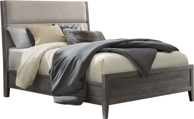 Intercon Portia Brushed Brindle Queen Upholstered Bed-0