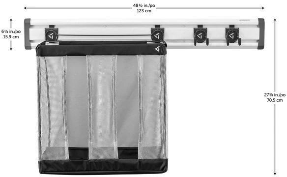 Gladiator® Gladiator Grey Lawn Sports Caddy GearTrack® Pack -1