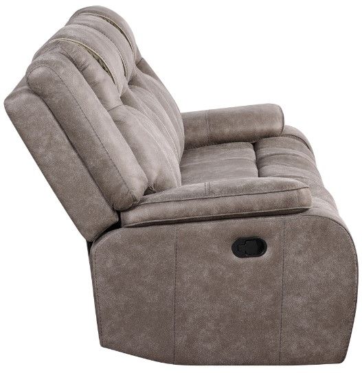 Parker House® Blake Desert Taupe Manual Reclining Sofa-3