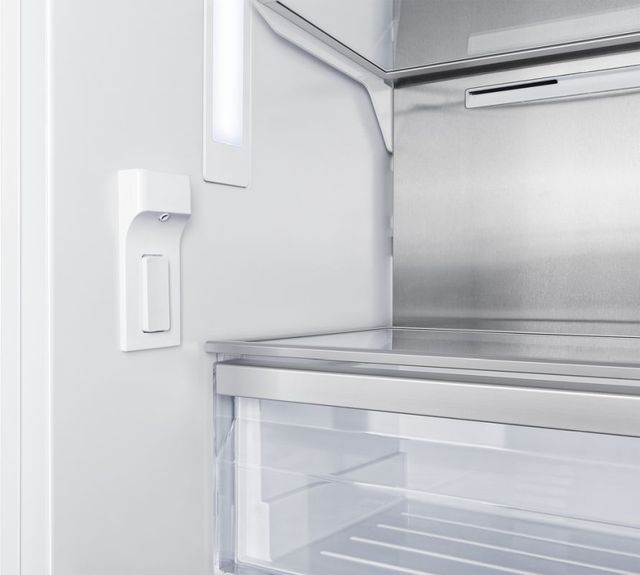 Induction Hardware 36" 21.3 Cu. Ft. Black Stainless Steel Built-In French Door Refrigerator with Water Dispenser-2